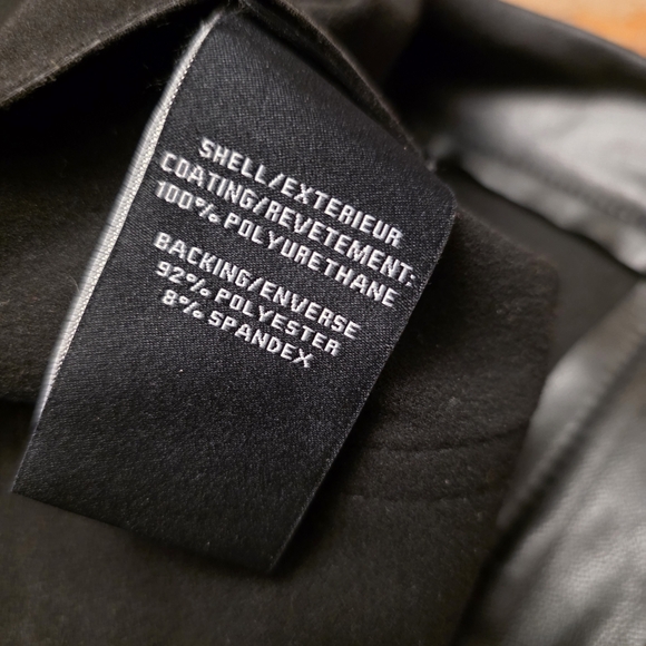 7 For All Mankind Faux Leather Pants Size M - Picture 10 of 10